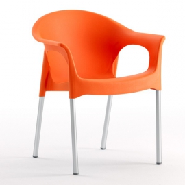 Fauteuil chaise de Restaurant Design TERRA polypropylène