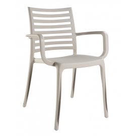 Fauteuil de Restaurant Terrasse Design HOLLY-F polypropylène 