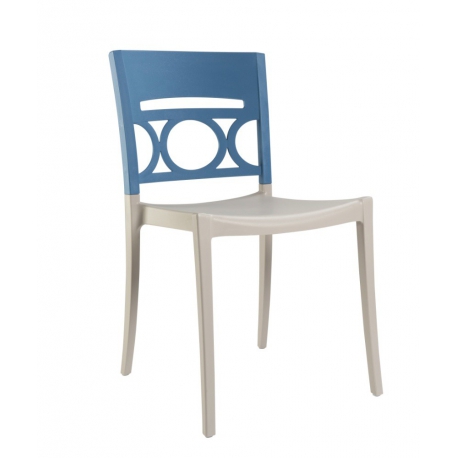Chaise de Terrasse Design LUNA polypropylène 