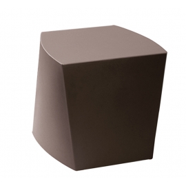 Pouf extérieur marron polypropylène ECCO_300