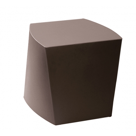 Pouf extérieur marron polypropylène ECCO_300