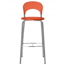 Tabouret de Bar Polypropylène Orange ALTO