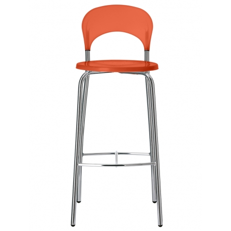 Tabouret de Bar Polypropylène Orange ALTO