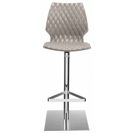  Tabouret de Bar Design Polypropylène taupe ORIGAMI 500