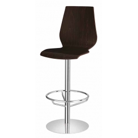  Tabouret de Bar Moderne Bois Pivotant 360° EVOLE