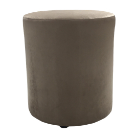 Pouf rond Velours