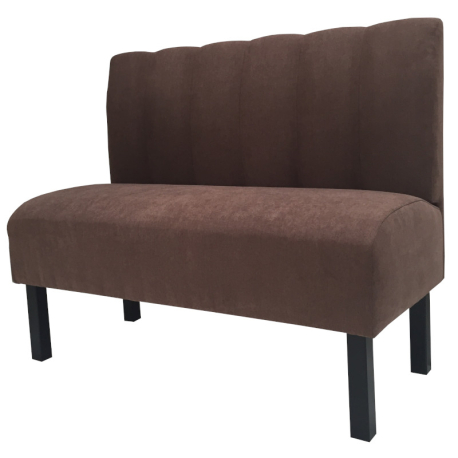 Banquette Velours Bandes Piquées