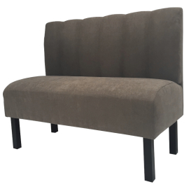 Banquette Velours Bandes Piquées
