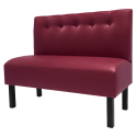 Banquette Simili cuir Boutons Bandes