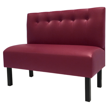 Banquette Simili cuir Boutons Bandes